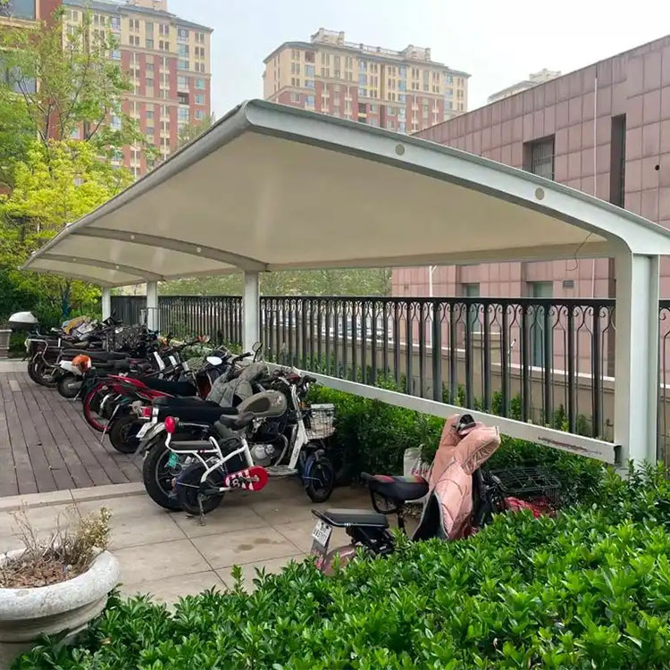 陇川县膜结构电动车棚